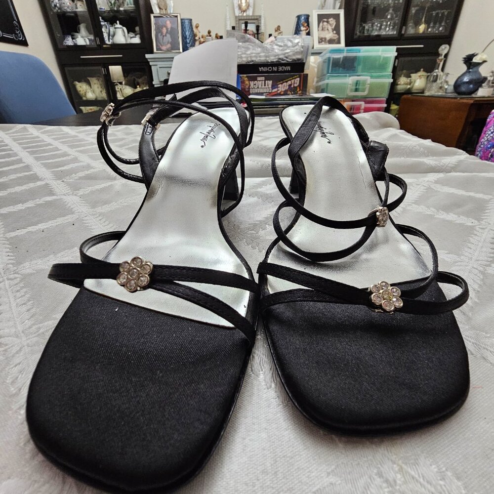 Jacqueline Ferrar Strappy Slingback Heels!  EUC! - Picture 2 of 6